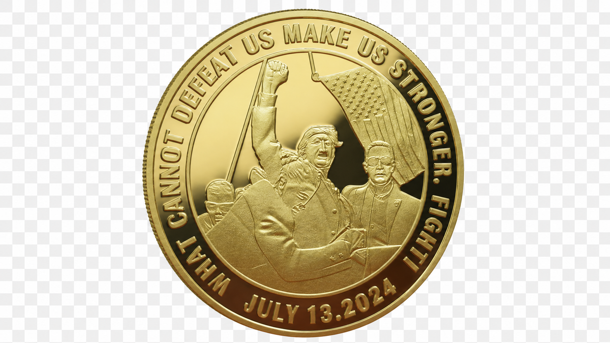 Trump Survivor Commemorative Coin